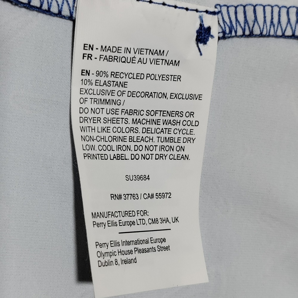 NEW Callaway Golf Polo Shirt Mens Medium All Over Chevron Print Galaxy Blue $70 - Picture 13 of 15